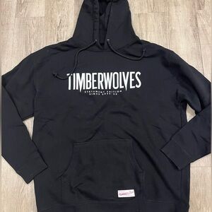 Timberwolves Statement Edition 2022-2023 Mitchell & Ness Black Hoodie XXL
